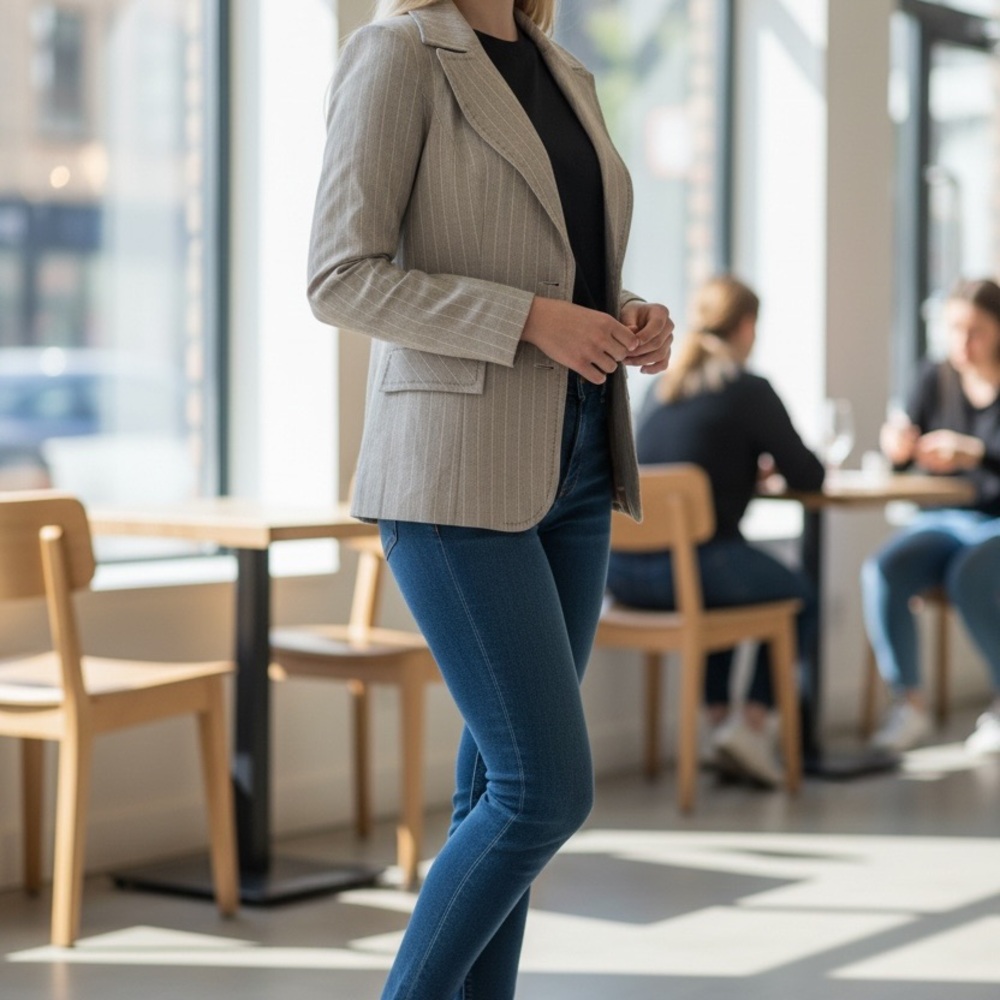 Women's Striped Blazer VINTAGE